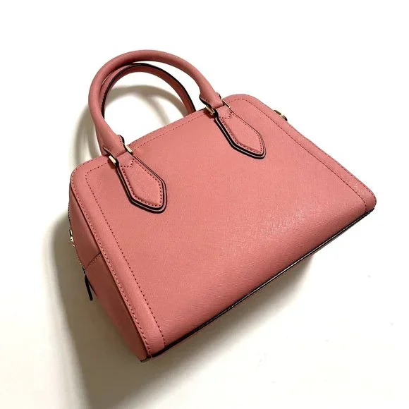 NWT Original $300 Michael Kors Ayden Dome Satchel Bag Primrose Top Handle Pink